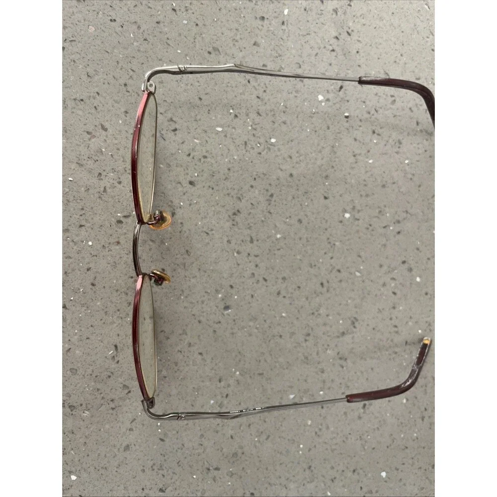 Covergirl Eyeglasses Frames ONLY CG303 47-18-130 red oval full rim Col 608
